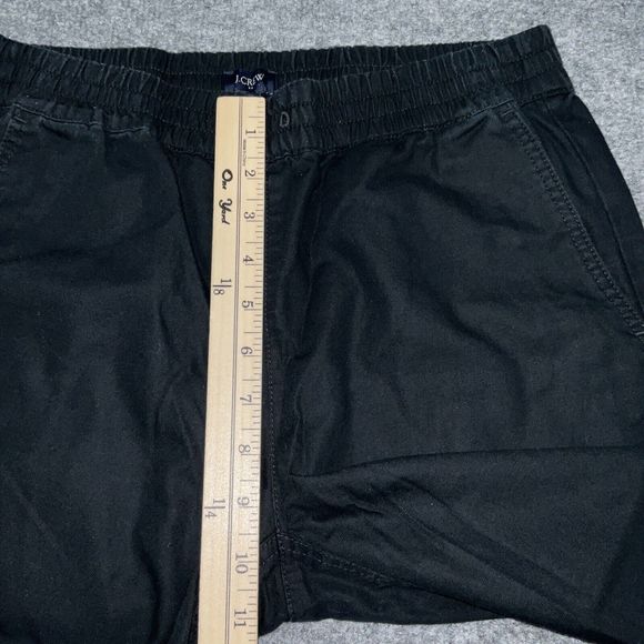 J.CREW Pants Womens Size 4S Black Joggers Pull On Pockets Capri twill - Picture 5 of 12